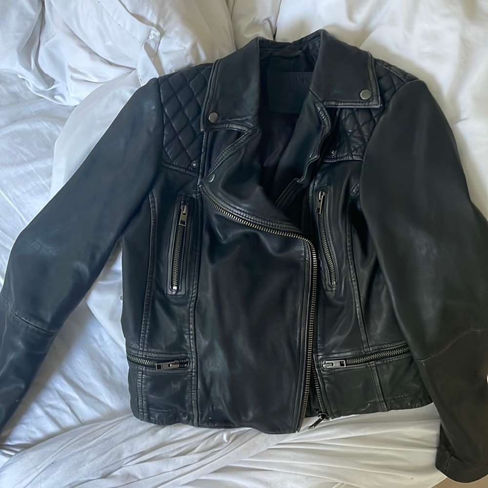 All Saints leather jacket